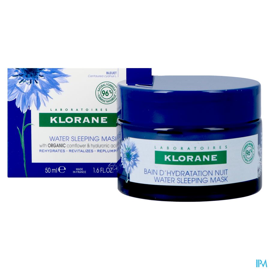 Klorane Visage Bleuet Bain Hydra Nuit 50ml 6