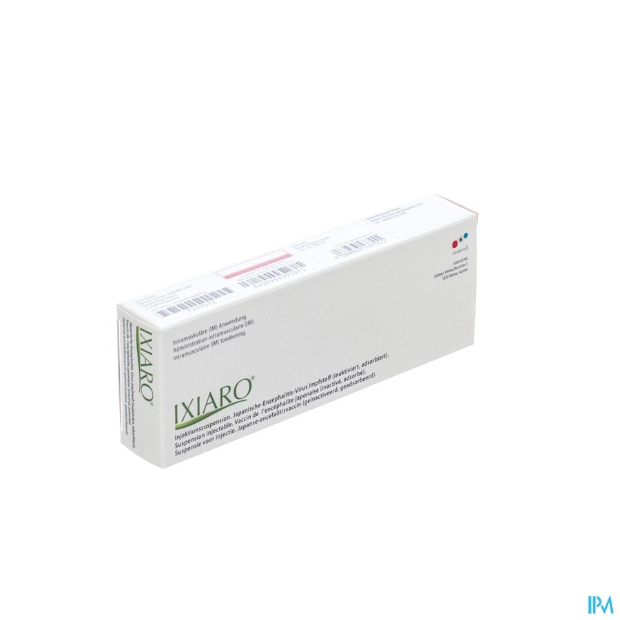 Ixiaro Susp Voor Injectie Voorgev Spuit 1x0,5ml Ixiaro Susp Voor Injectie Voorgev Spuit 1x0,5ml