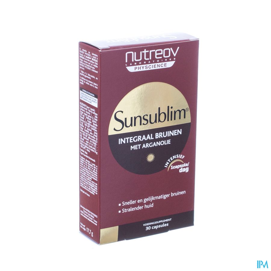 Sunsublim Integraal Bruinen Caps 30 1