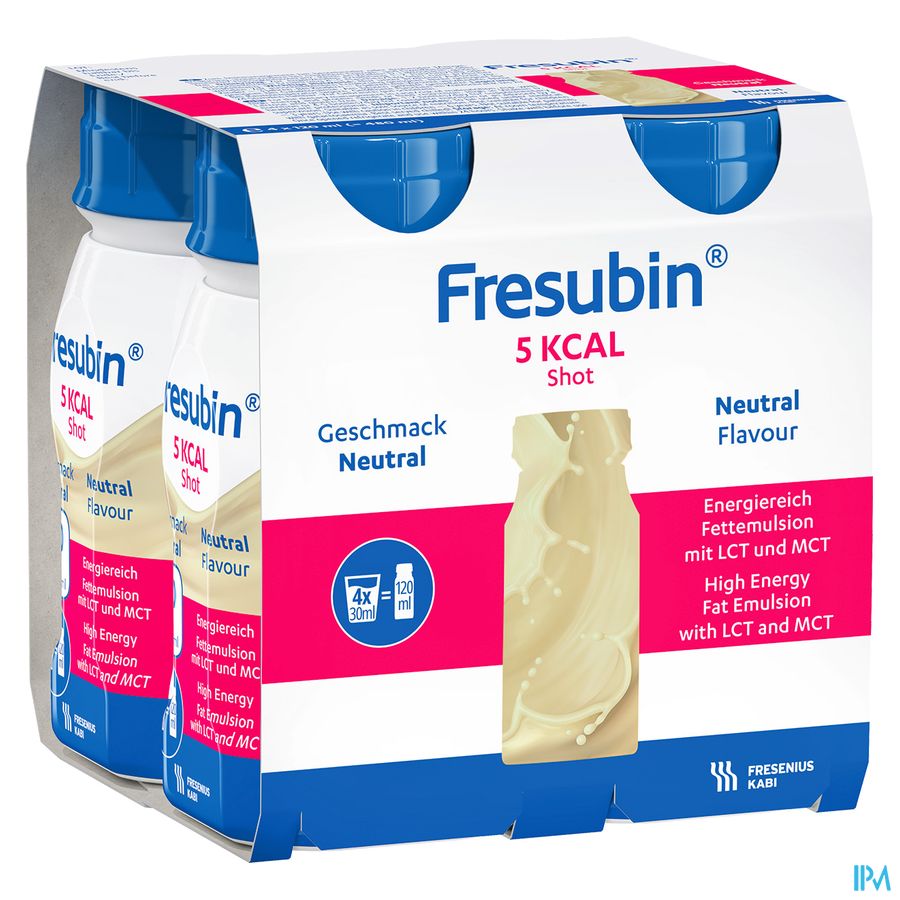 Fresubin 5 Kcal Shot 120ml Neutre/neutraal 3