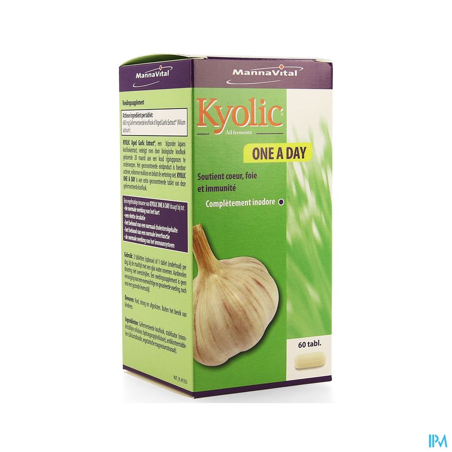 Mannavital Kyolic One Day Caps 60 Mannavital Kyolic One Day Caps 60