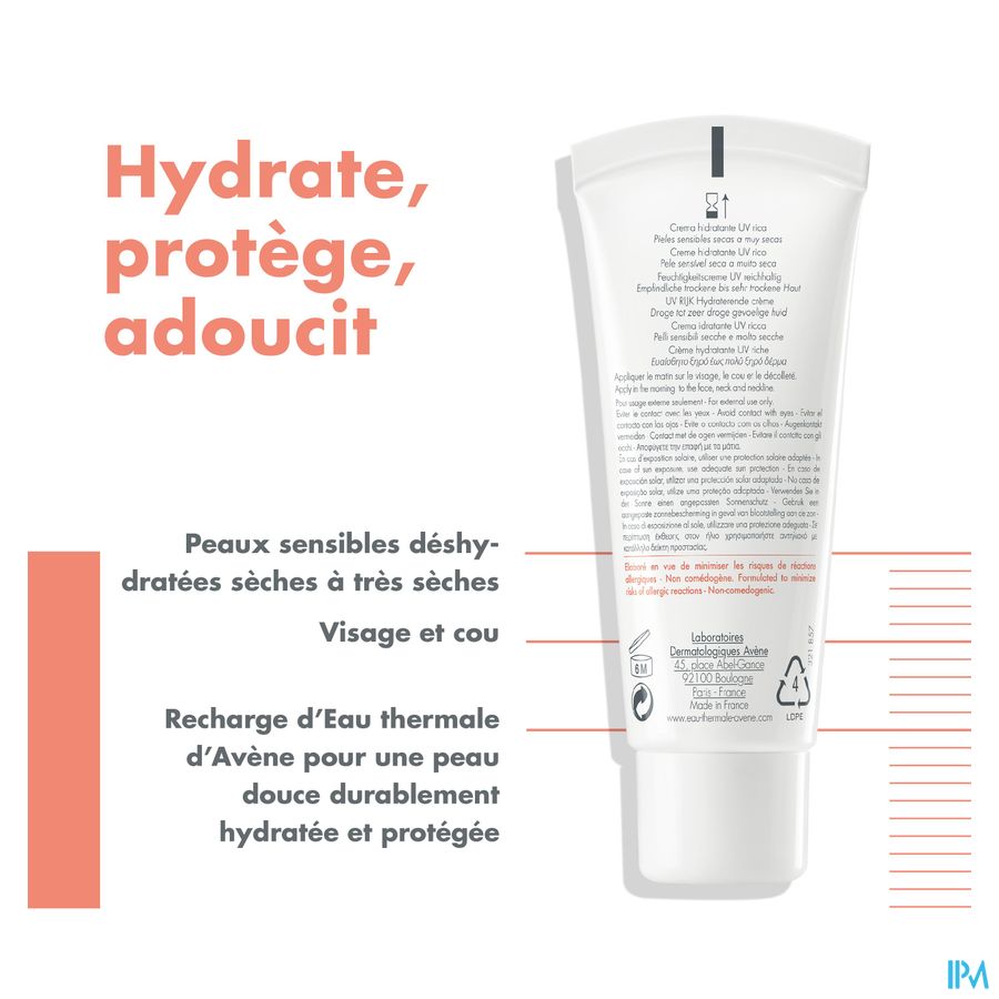Avene Hydrance Uv Riche Creme Hydratante 40ml 14