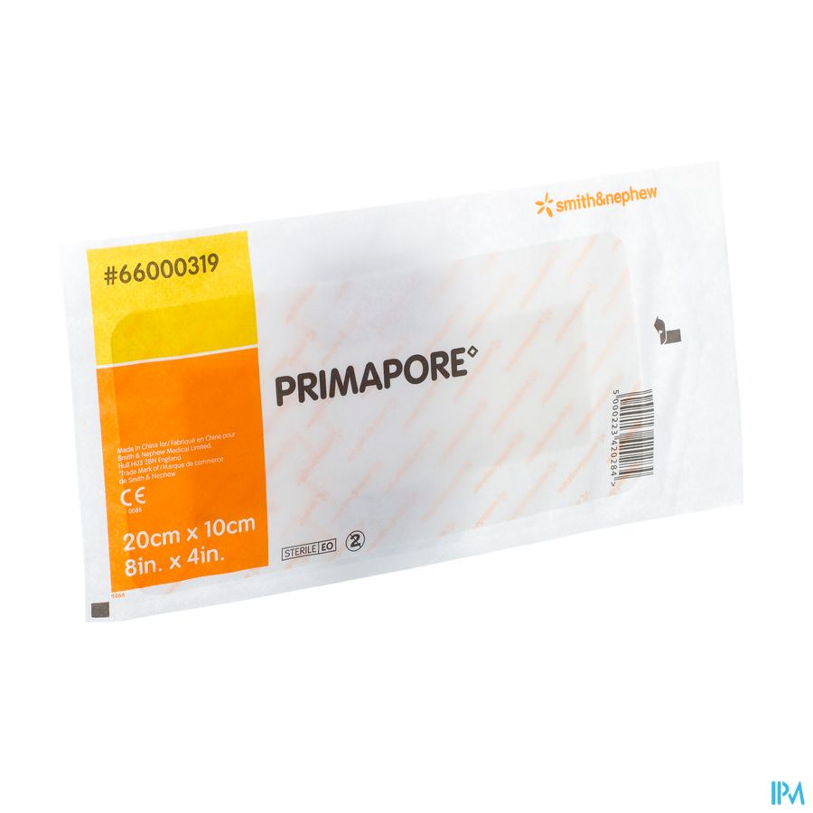 Primapore S&n Verb Post-op 20cmx10cm 1 66000319