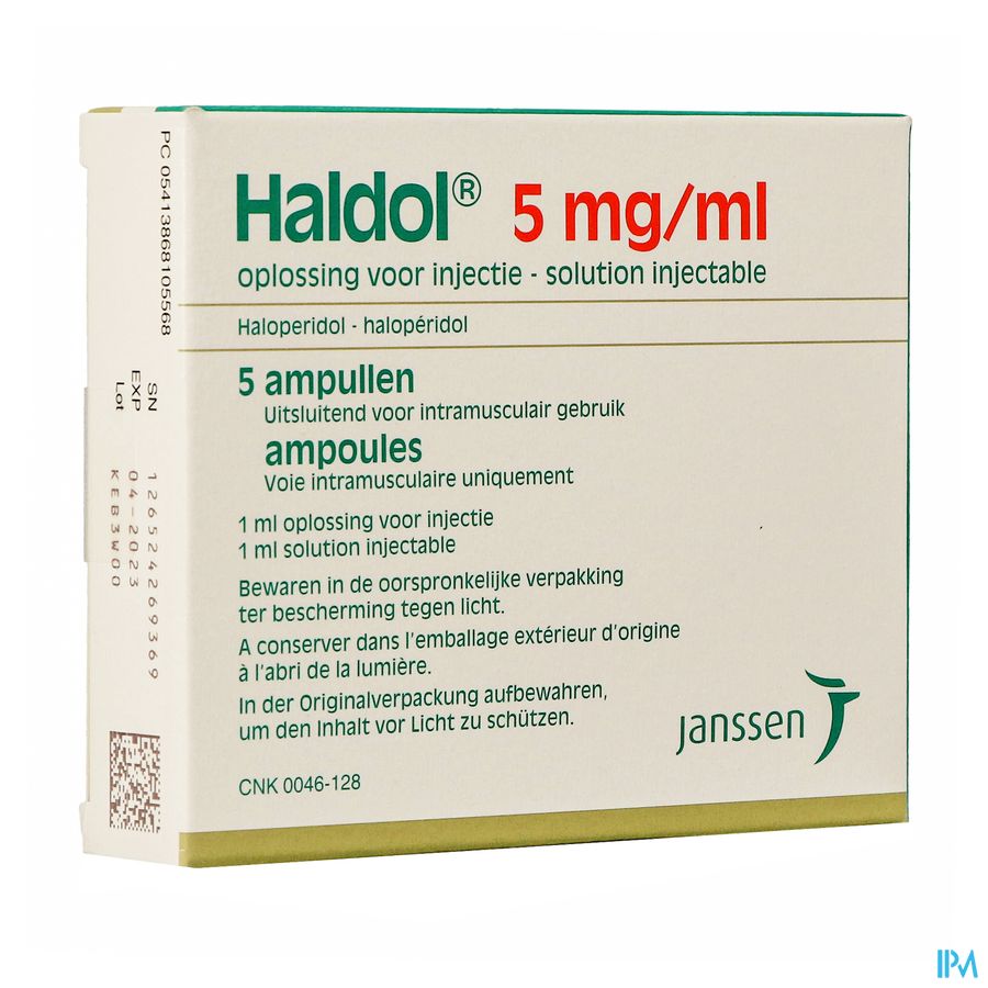 Haldol Amp 5 X 5mg/1ml Haldol Amp 5 X 5mg/1ml