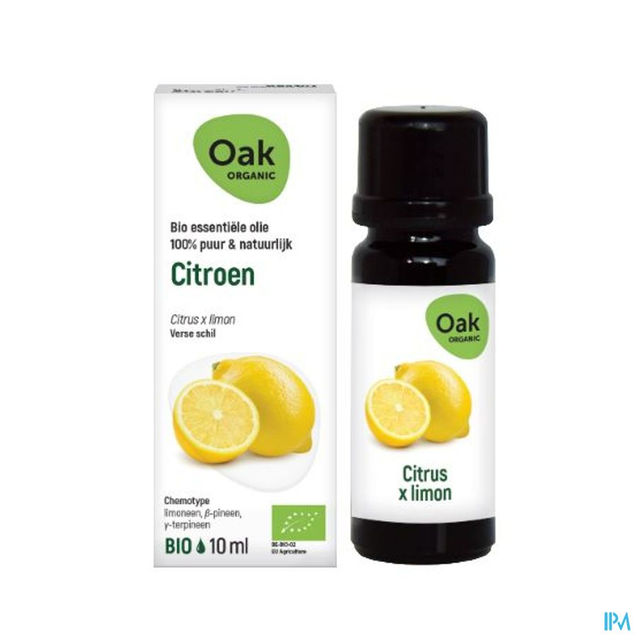 Oak Ess Olie Citroen 10ml Bio Oak Ess Olie Citroen 10ml Bio