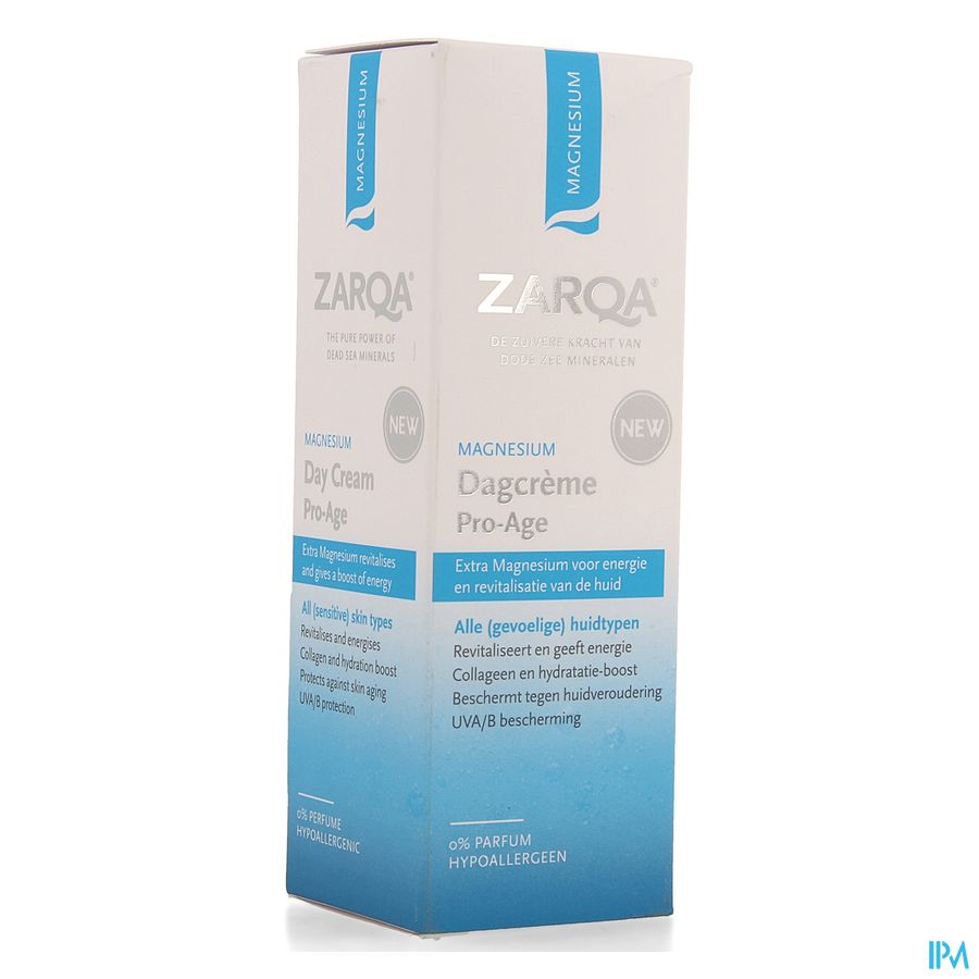 Zarqa Magnesium Dagcreme Pro-age 50ml Zarqa Magnesium Dagcreme Pro-age 50ml