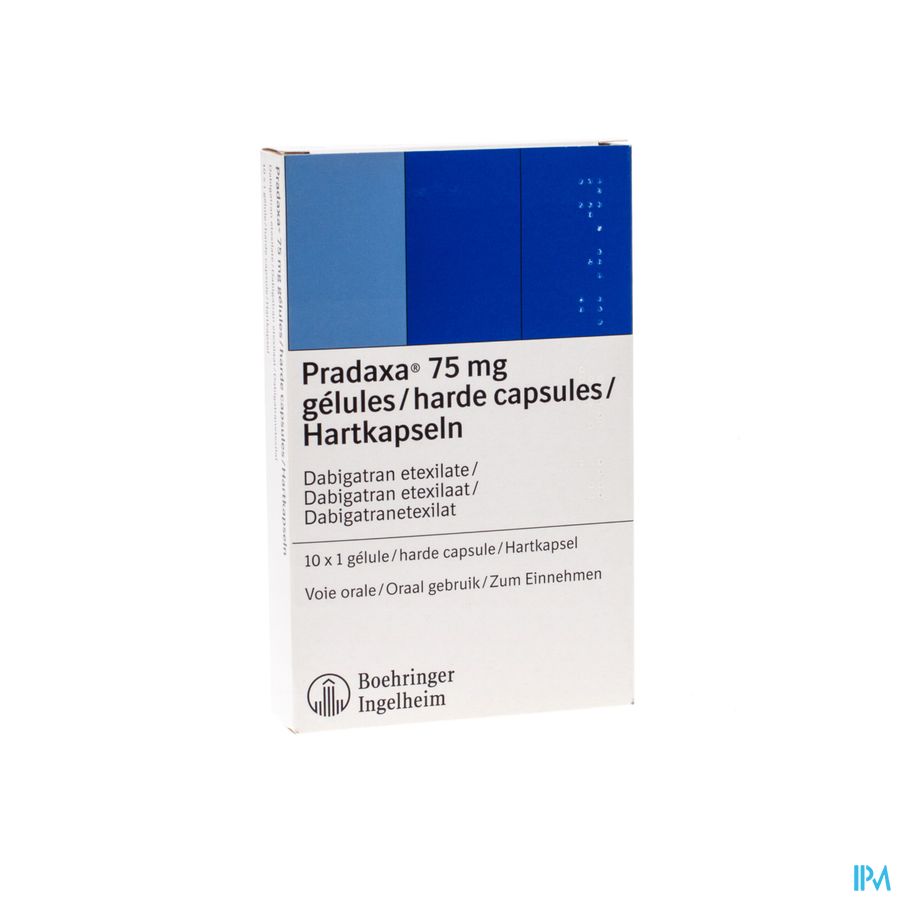 Pradaxa 75mg Harde Caps 10 Pradaxa 75mg Harde Caps 10