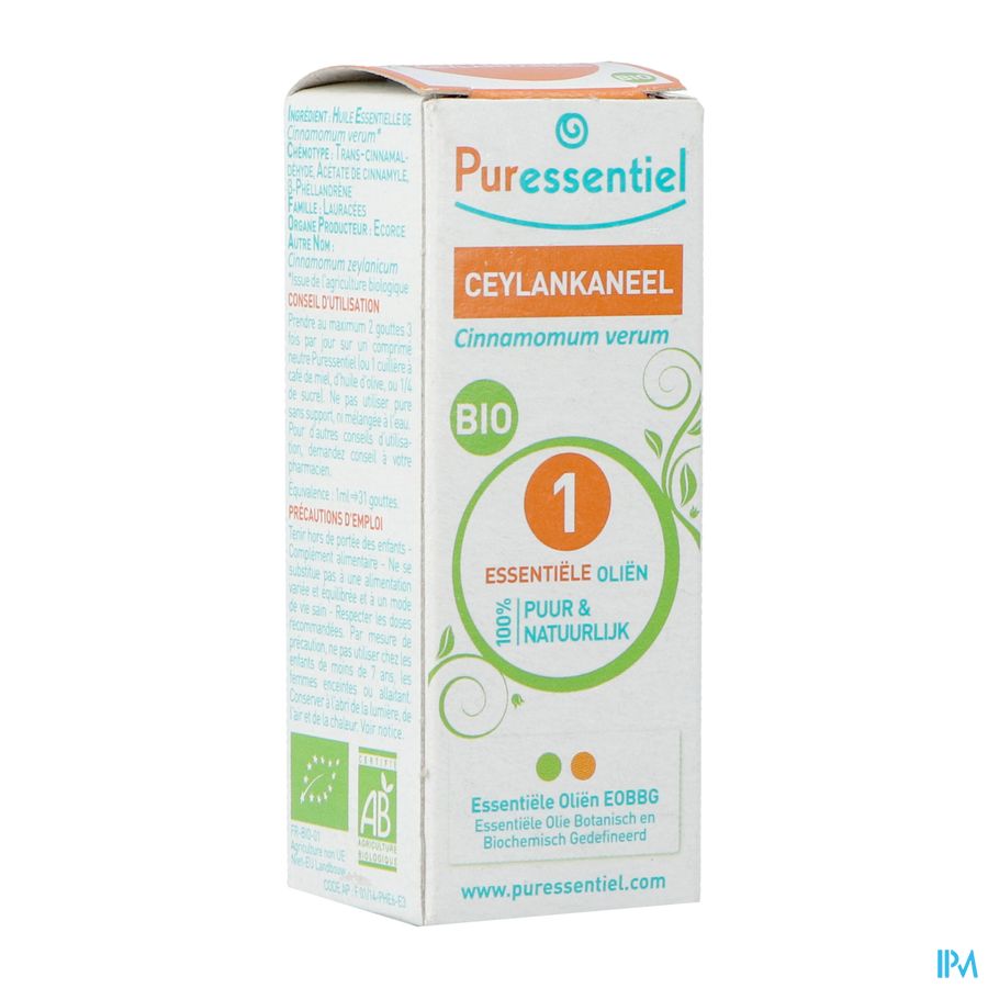 Puressentiel Eo Kaneel Ceyl. Bio Expert 5ml Puressentiel Eo Kaneel Ceyl. Bio Expert 5ml