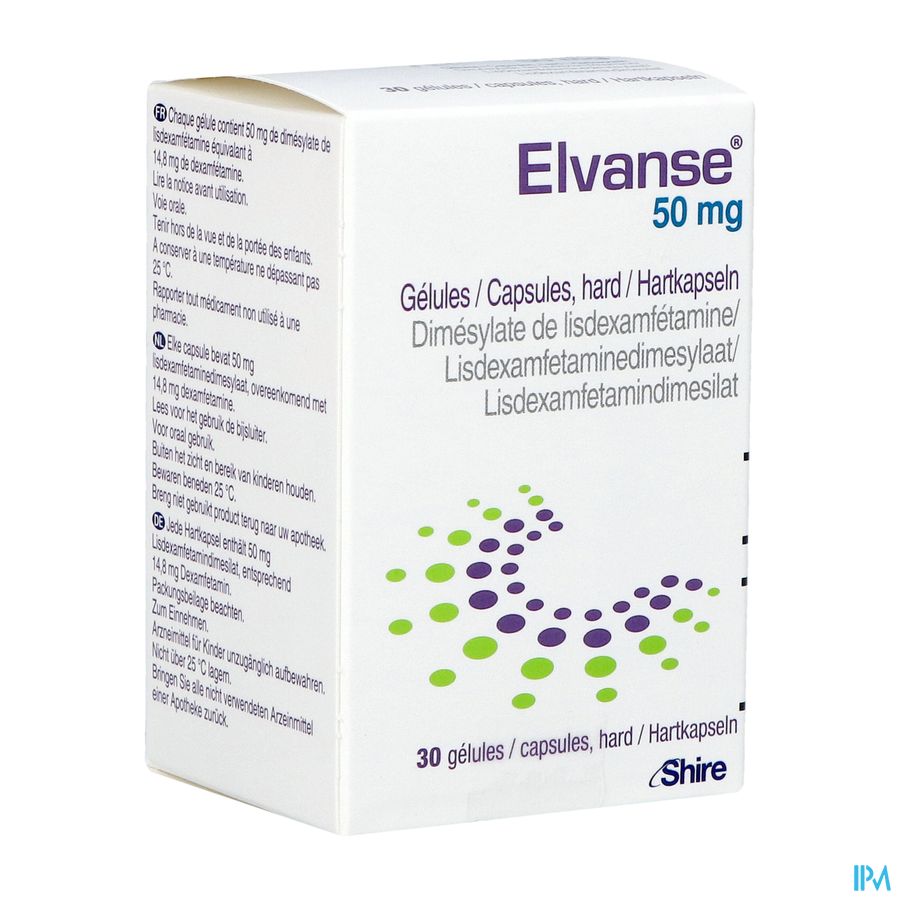 Elvanse 50mg Caps Hard 30 Elvanse 50mg Caps Hard 30