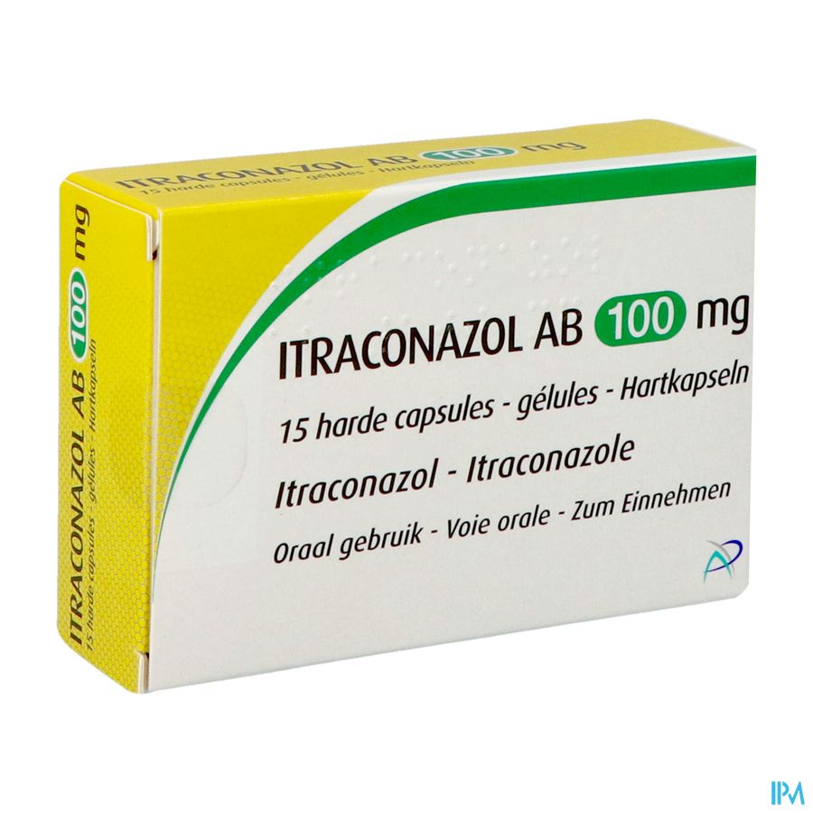 Itraconazol Ab 100mg Caps Dur 15 X 100mg Itraconazol Ab 100mg Caps Dur 15 X 100mg