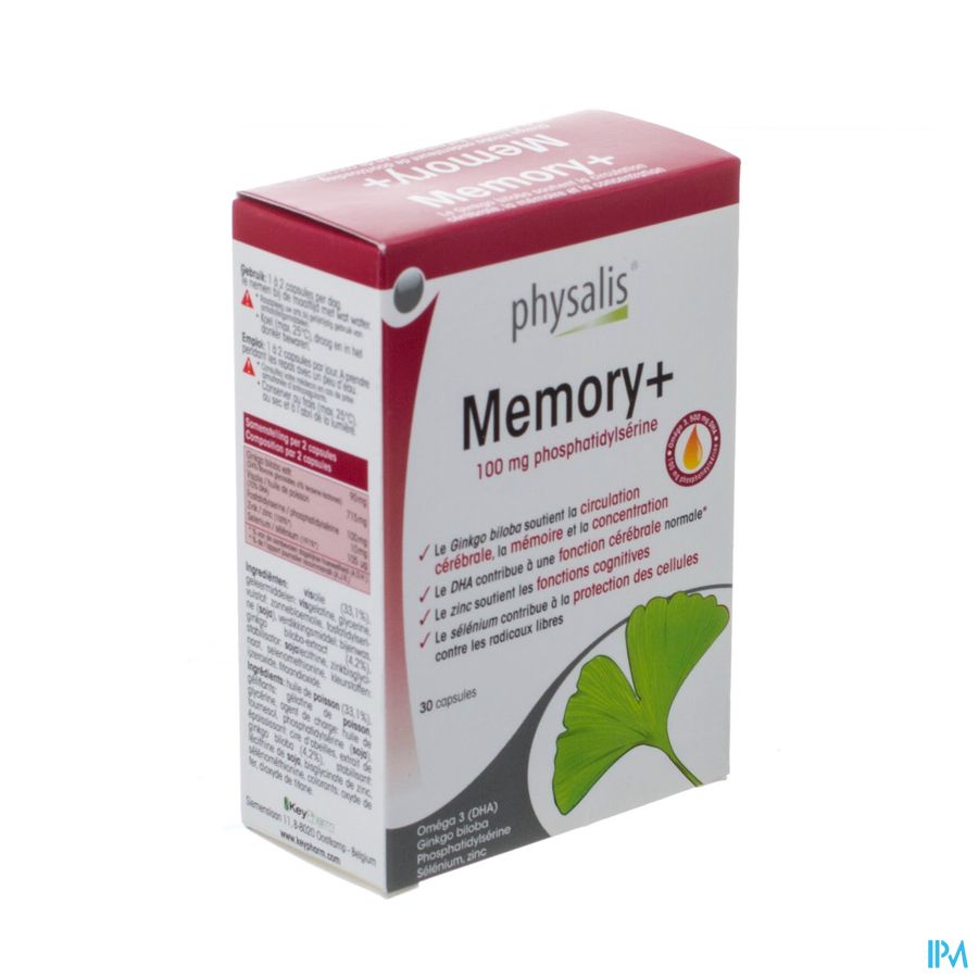 Physalis Memory+ Softcaps 30 Physalis Memory+ Softcaps 30