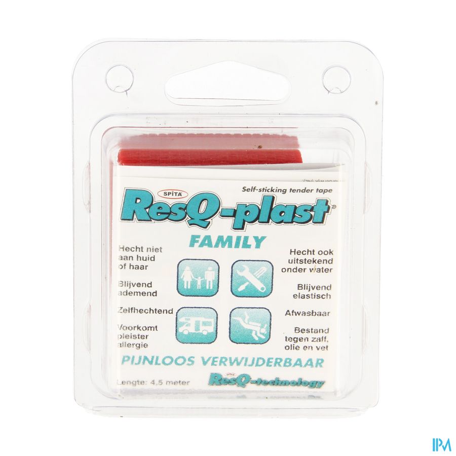 Resq-plast Family 4,5mx50mm Rood 1 Resq-plast Family 4,5mx50mm Rood 1