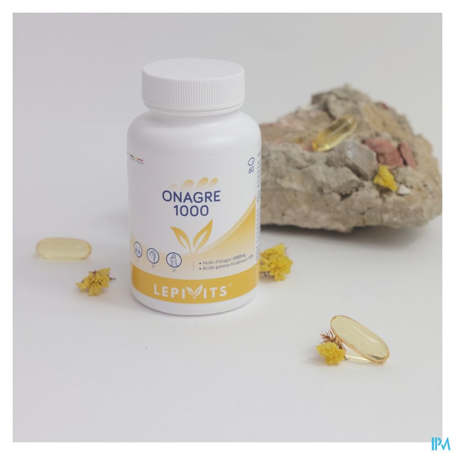 Teunisbloemolie 1000mg Caps 60 Lepivits 2