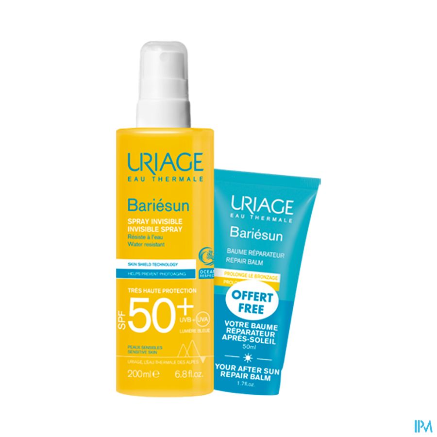 Uriage Bariesun Spray Ip50+ 200ml+balsem50ml Promo Uriage Bariesun Spray Ip50+ 200ml+balsem50ml Promo
