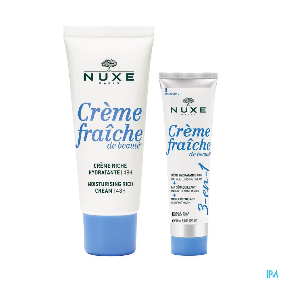 Nuxe Creme Fraiche Riche 30ml + 3en1 15ml Nuxe Creme Fraiche Riche 30ml + 3en1 15ml
