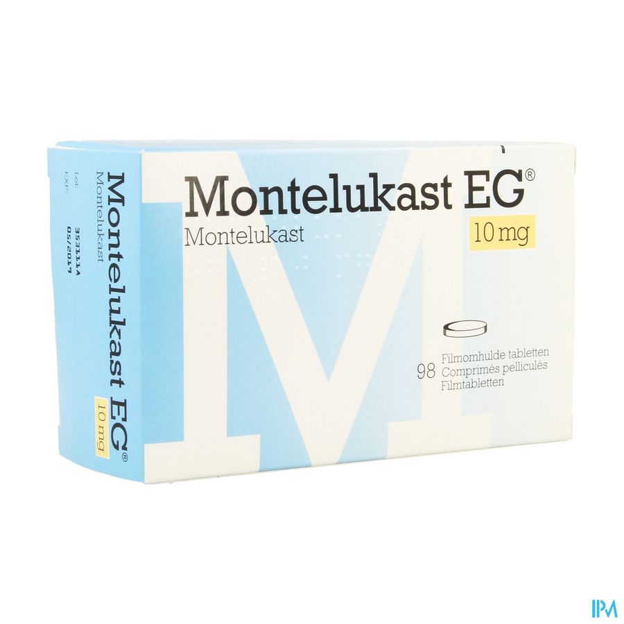 Montelukast Eg 10mg Impexeco Filmomh Tabl 98x10mg