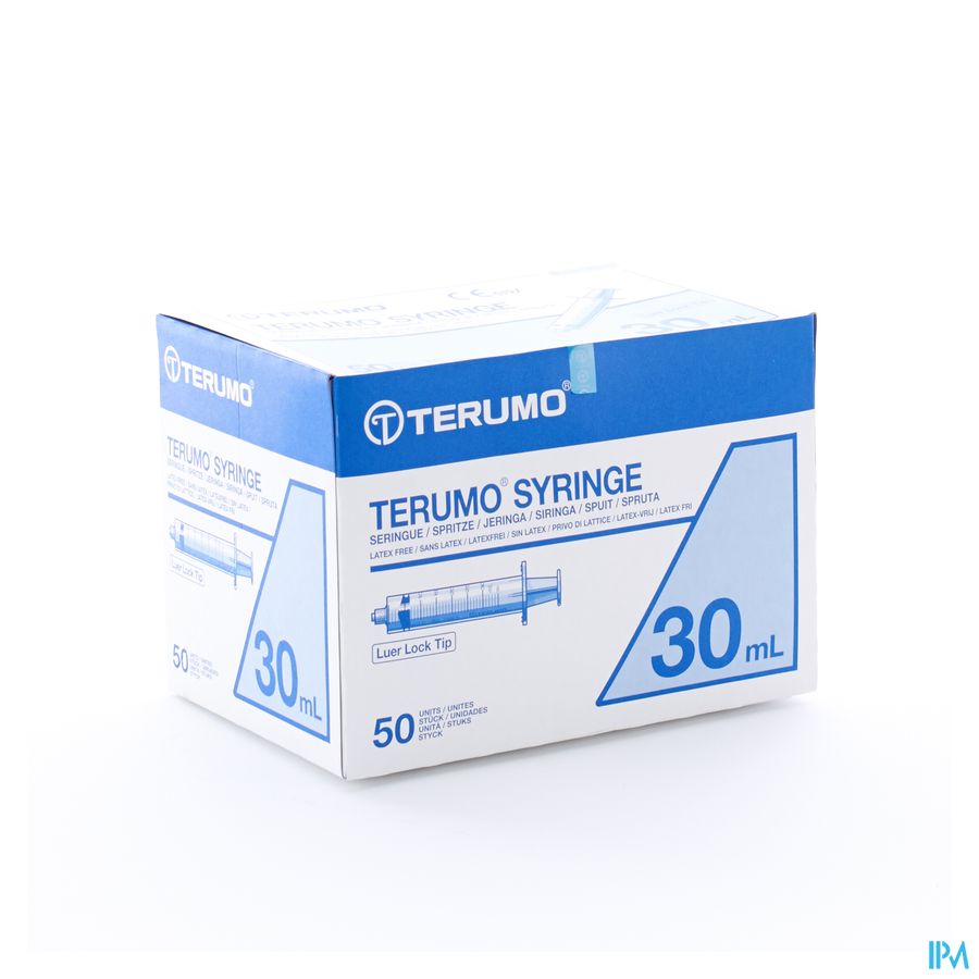 Terumo Spuit Luer Lock 30ml 50 Terumo Spuit Luer Lock 30ml 50