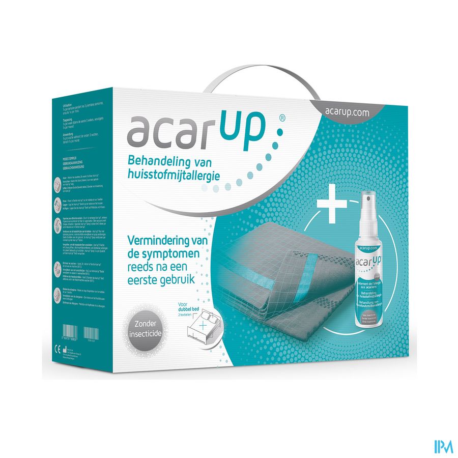 Acar Up Huisstofmijt Kit Duo 2 Textiel.+spray100ml