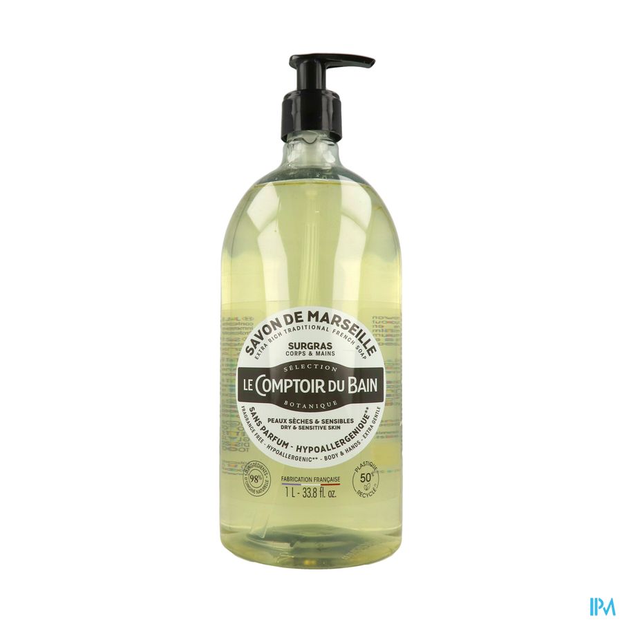 Lcb Zeep Vloeibaar Overvet Z/palm Fl 1l Lcb Zeep Vloeibaar Overvet Z/palm Fl 1l