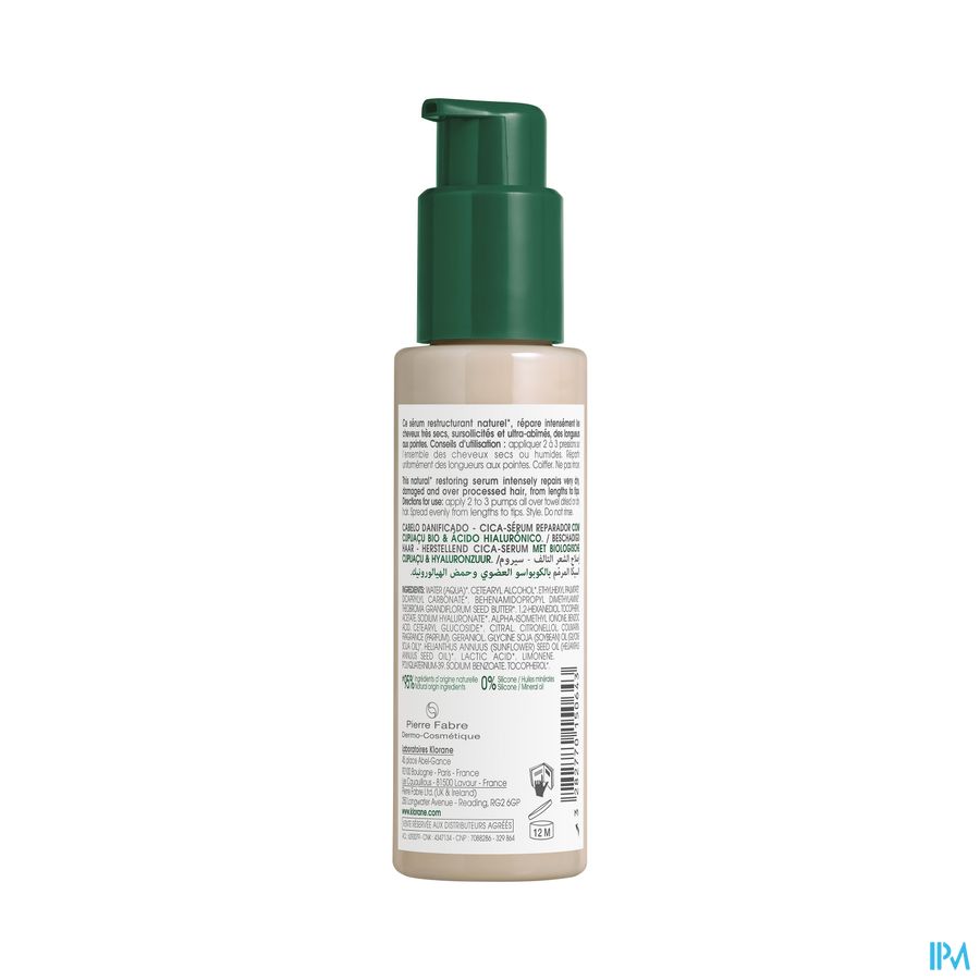 Klorane Capil. Cica Serum Herstel. Cupuacu 100ml 3