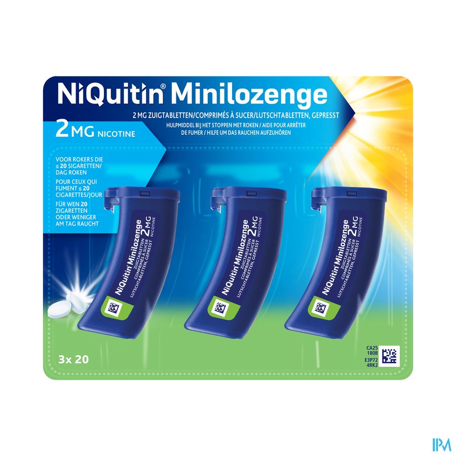 Niquitin 2,0mg Minilozenge Comp A Sucer 60 Niquitin 2,0mg Minilozenge Comp A Sucer 60