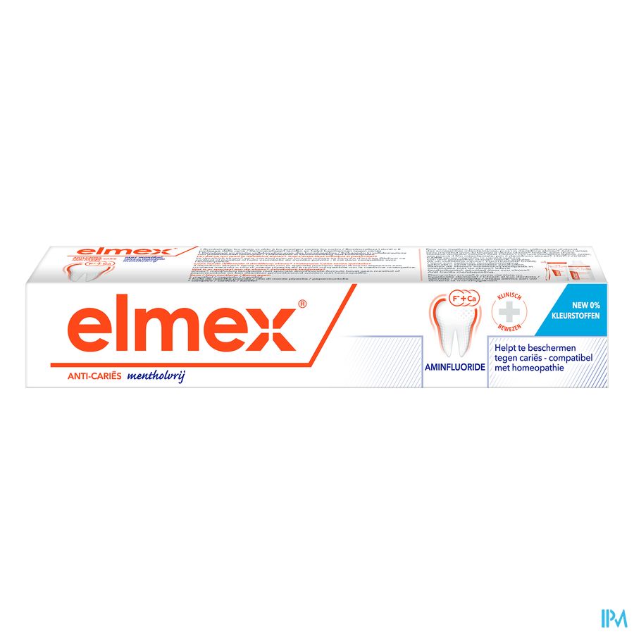 Elmex A/caries Z/menthol Tandpasta Tube 75ml