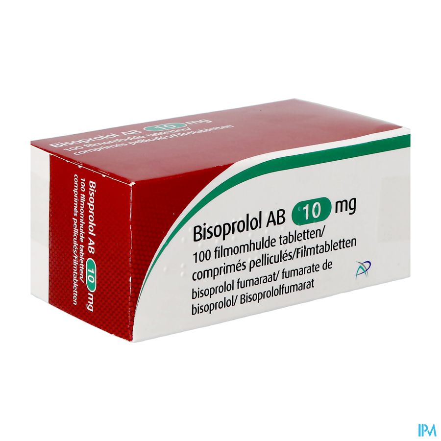 Bisoprolol Ab 10mg Filmomh Tabl 100