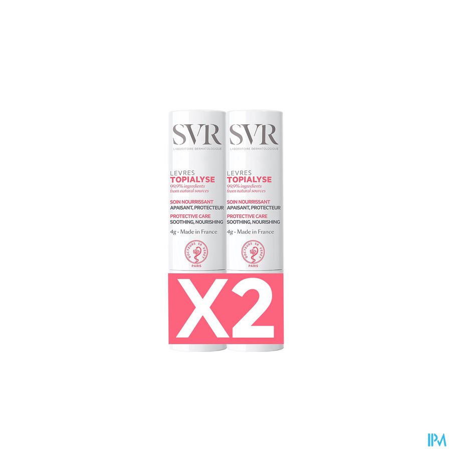 Svr Topialyse Levres Stick Vegetal 2x4g Nf