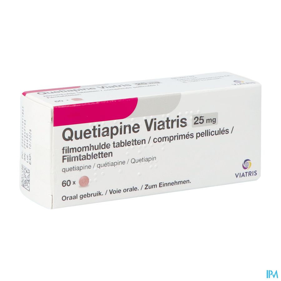 Quetiapine Viatris 25mg Filmomh Tabl 60 Quetiapine Viatris 25mg Filmomh Tabl 60