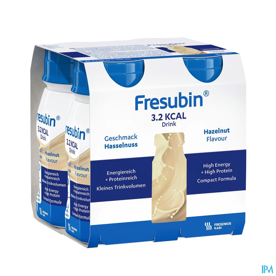 Fresubin 3,2 Kcal Drink 125ml Noisettes/hazelnootjes Fresubin 3,2 Kcal Drink 125ml Noisettes/hazelnootjes