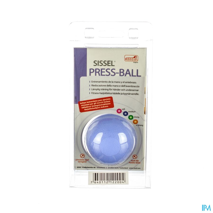 Sissel Press Ball Medium Blauw Sissel Press Ball Medium Blauw