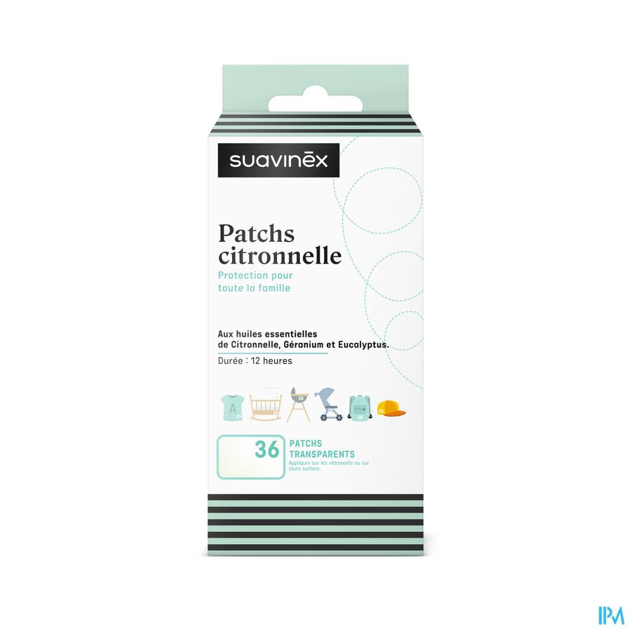 Suavinex Cosmetics Mosquito Citronella Patch. 36 Suavinex Cosmetics Mosquito Citronella Patch. 36