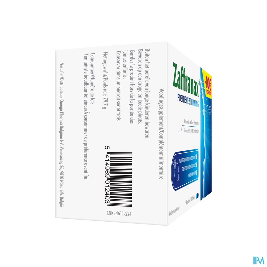 Zaffranax Caps 90 Nf Promo -10€ 1