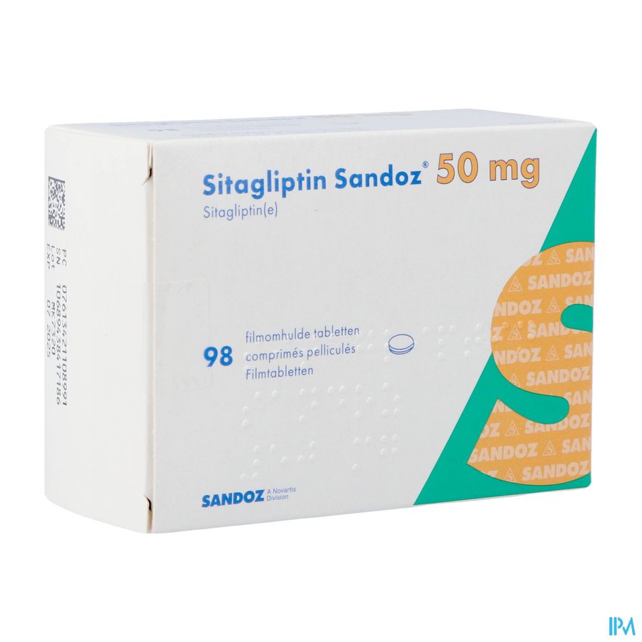 Sitagliptin Sandoz 50mg Filmomh Tabl 98 Sitagliptin Sandoz 50mg Filmomh Tabl 98