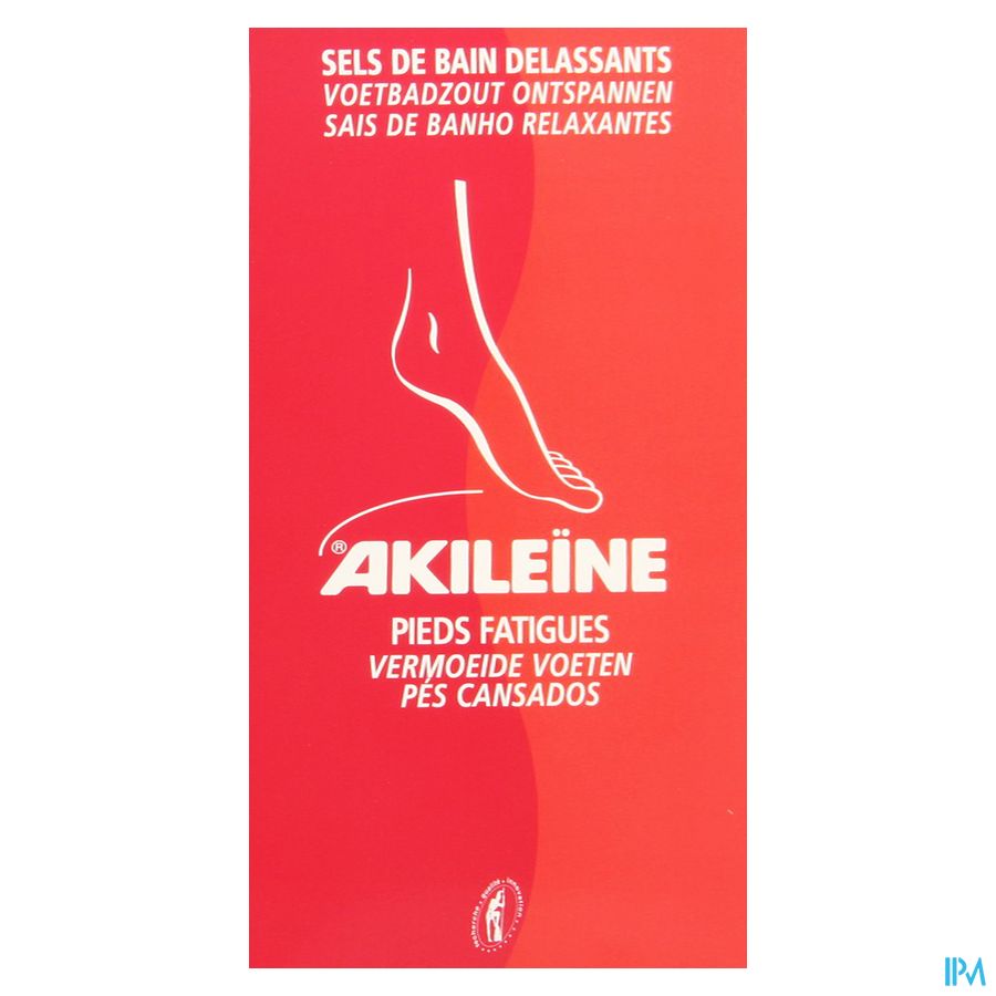 Akileine Rood Badzout Voeten Zakje 2x150g 101220 6