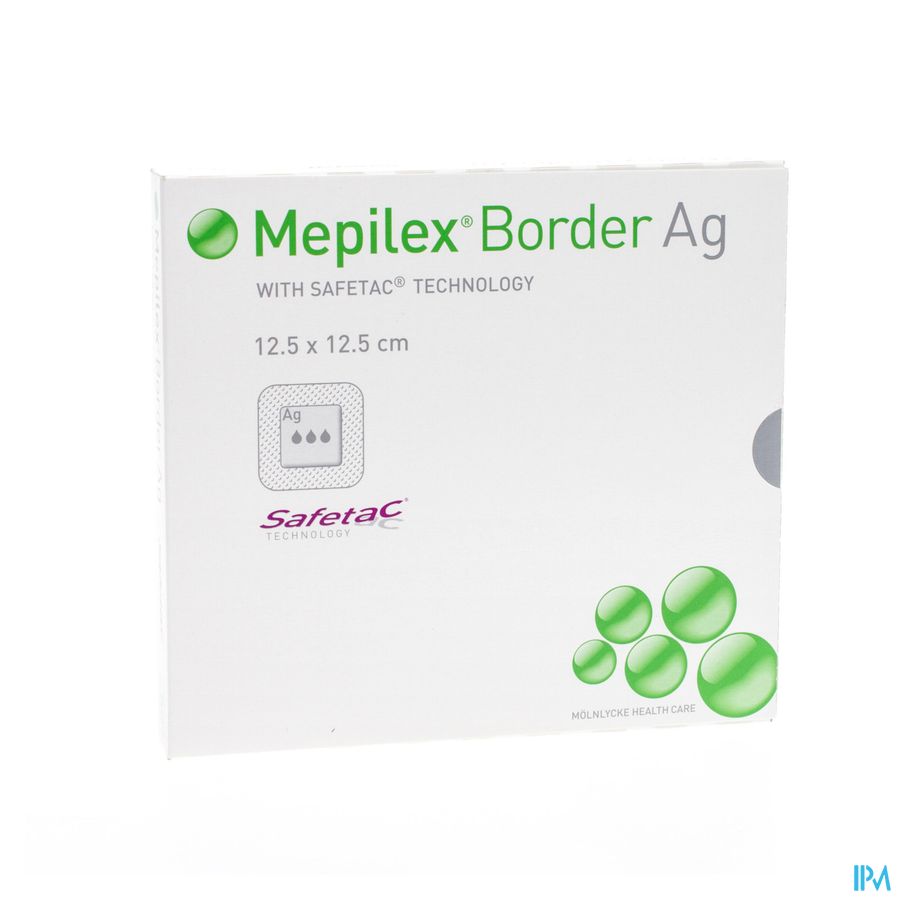 Mepilex Ag Verband Steriel 12,5x12,5cm 5 287121 1