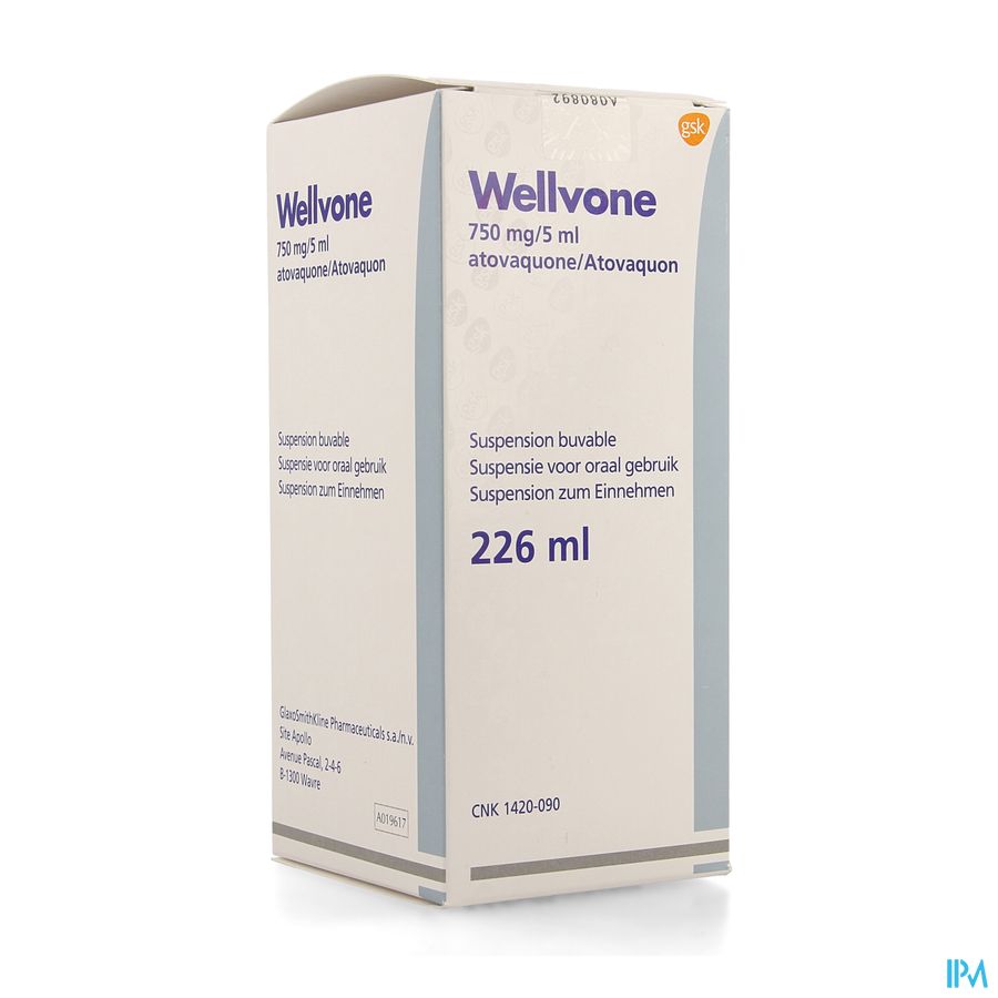 Wellvone Susp Fl 226ml 150mg/ml Wellvone Susp Fl 226ml 150mg/ml