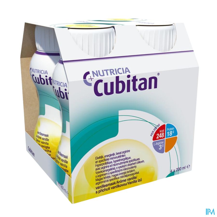 Cubitan Vanille 4x200ml Cubitan Vanille 4x200ml