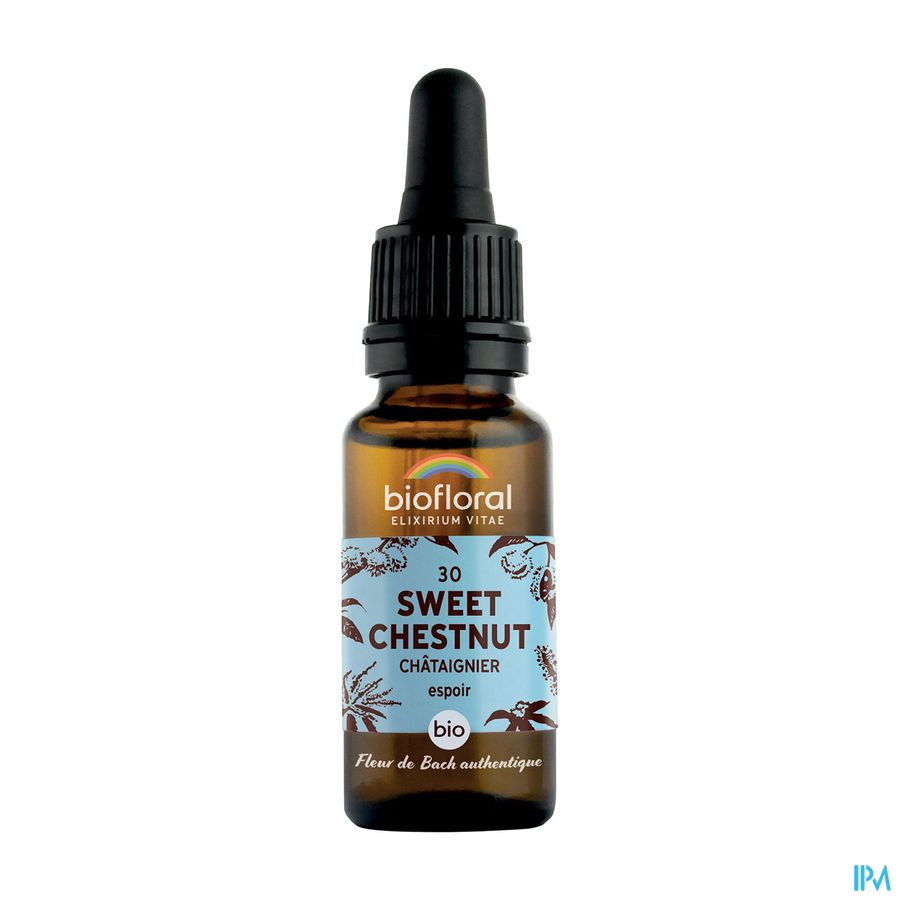 Biofloral Fleurs De Bach 30 Sweet Chestnut Bio20ml Biofloral Fleurs De Bach 30 Sweet Chestnut Bio20ml