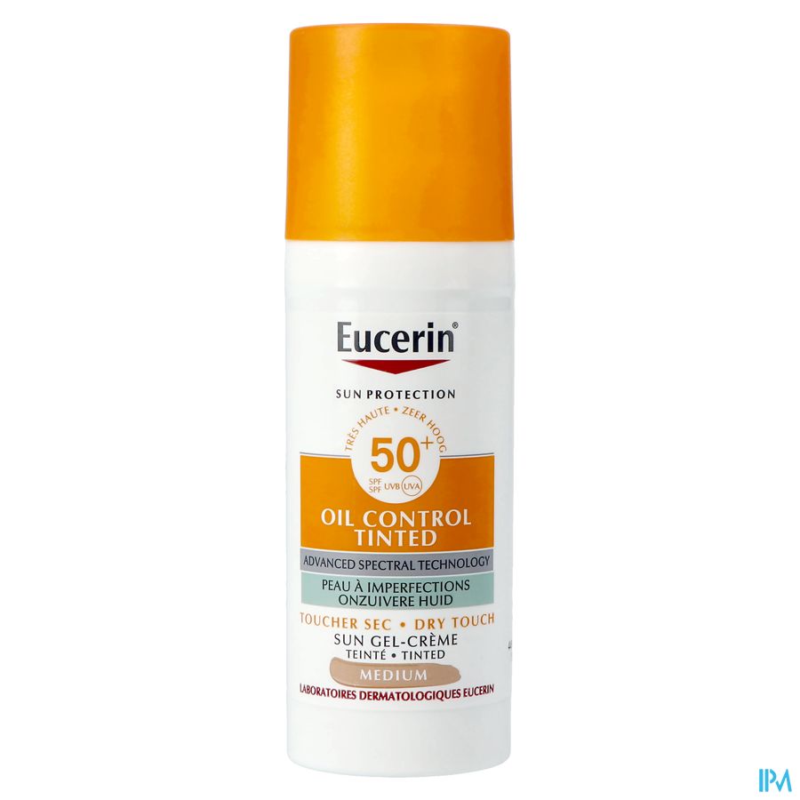 Eucerin Sun Protection Oil Tinted Med Spf50+ 50ml 14