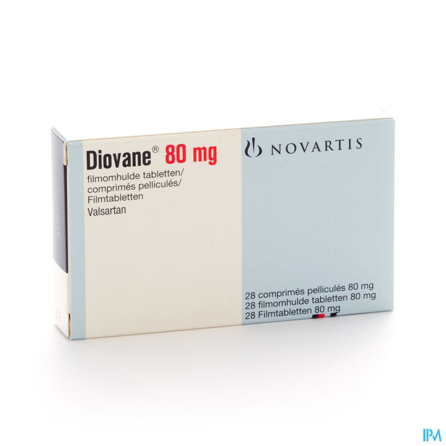 Diovane 80 Comp Pell 28 X 80mg Diovane 80 Comp Pell 28 X 80mg
