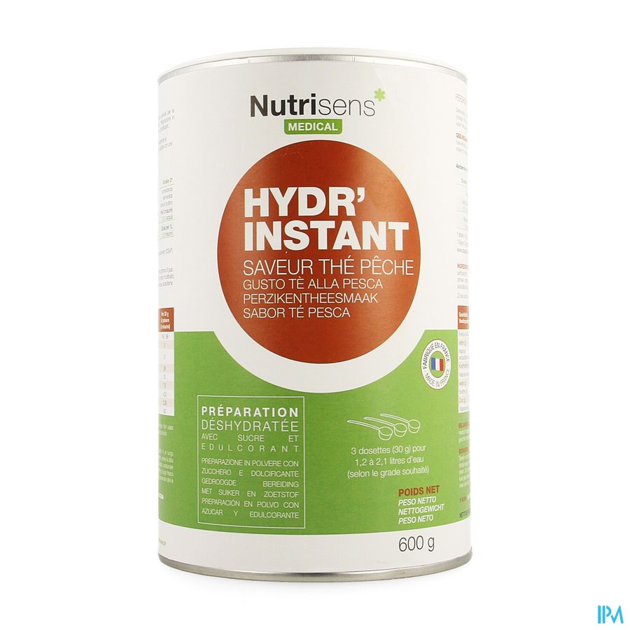 Hydr'instant Perzikthee 600g Hydr'instant Perzikthee 600g