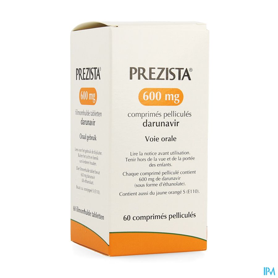 Prezista 600mg Comp 60 X 600mg Prezista 600mg Comp 60 X 600mg