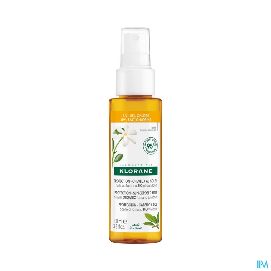 Klorane Capil. Olie Tamanu&monoi Bio 100ml Klorane Capil. Olie Tamanu&monoi Bio 100ml
