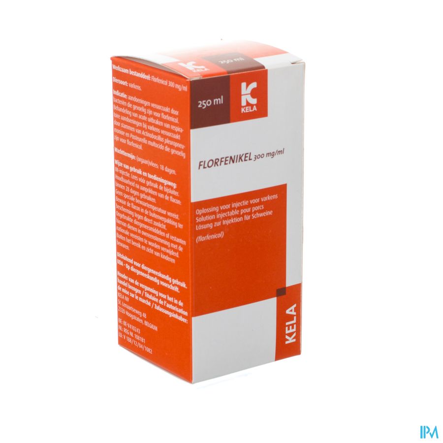 Florfenikel 300mg/ml Opl Inj Varken 250ml Florfenikel 300mg/ml Opl Inj Varken 250ml