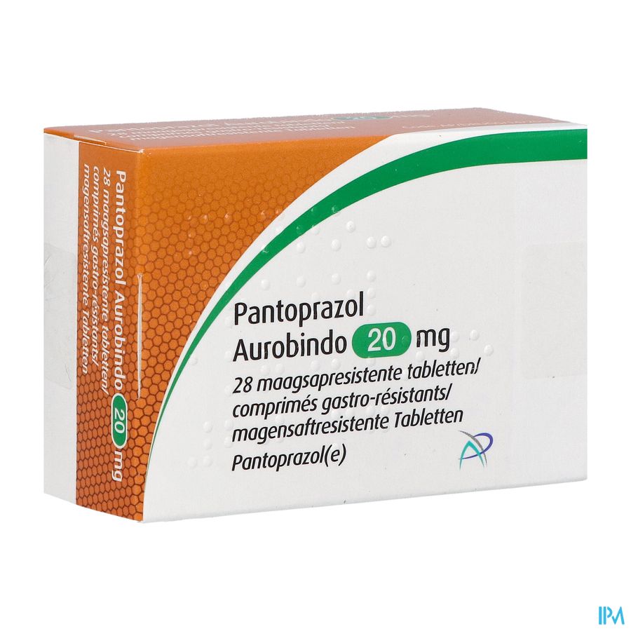 Pantoprazol Aurobindo 20mg Maagsapresist. Comp 28 Pantoprazol Aurobindo 20mg Maagsapresist. Comp 28