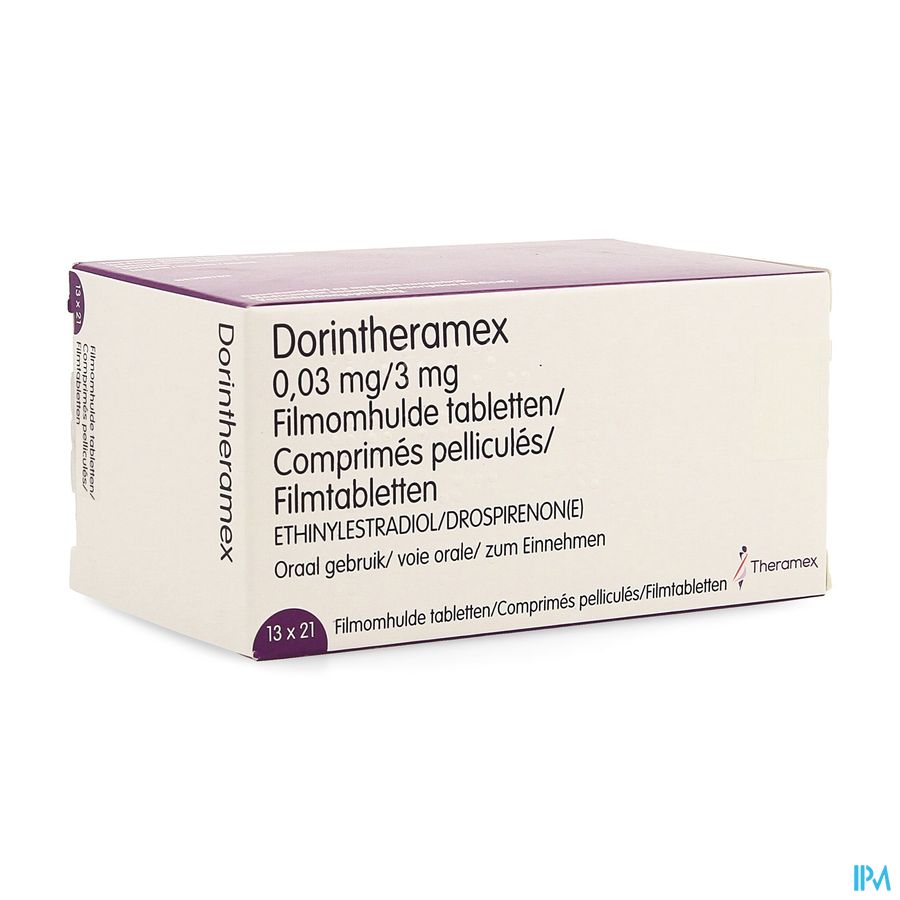 Dorin Theramex 3,00mg/0,03mg Filmomh Tabl 13 X 21 1