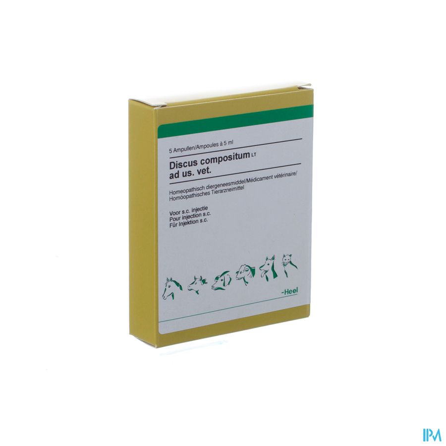 Discus Compositum Lt Ad Us.vet Amp 5x5,0ml Discus Compositum Lt Ad Us.vet Amp 5x5,0ml