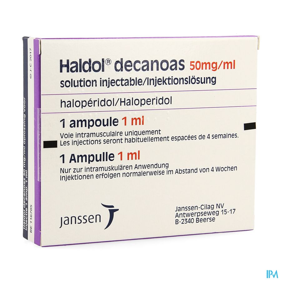Haldol Decanoas Amp 1 X 1ml/50mg/ml 1