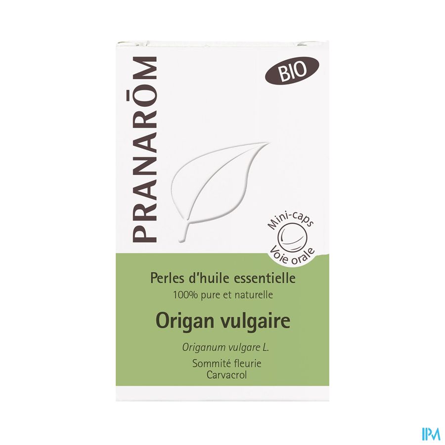 Perles Origan Vulgaire Bio Hle Ess Caps60 Pranarom
